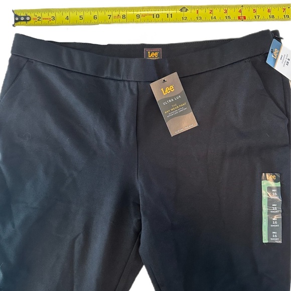 Lee Ultra Lux Comfort Any Wear Slim Ankle Pant - Women's 16S- Black - Picture 4 of 14